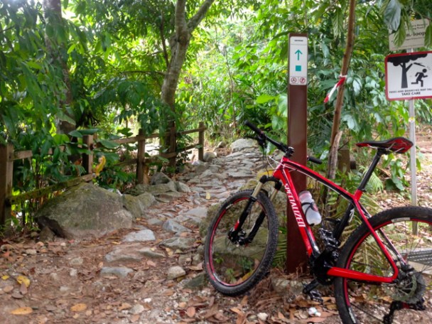 a bike trail in singapore